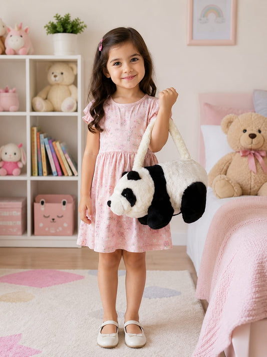Panda Bag for Girls – Cute Cartoon Panda Shoulder Bag