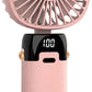 Foldable USB Neck Hanging Fan With Phone Stand