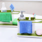 3-in-1 Soap Pump Dispenser With Sponge Holder Liquid Dispenser Container Hand Press Soap Organizer