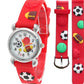 High Quality Cute Football Cartoon Children Watch