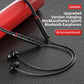 Lenovo Premium Bluetooth Neckband Model 05 – Super Bass Wireless Earphones with Clear Voice & Fast Charging (Black)
