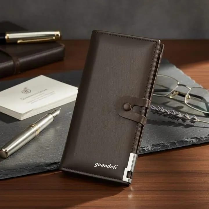 Classic Men's Genuine Leather Bifold Wallet