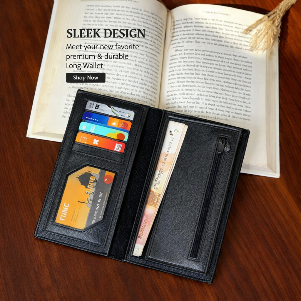 New Design Long Wallet for Men & Women