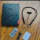 Lenovo Premium Bluetooth Neckband Model 05 – Super Bass Wireless Earphones with Clear Voice & Fast Charging (Black)